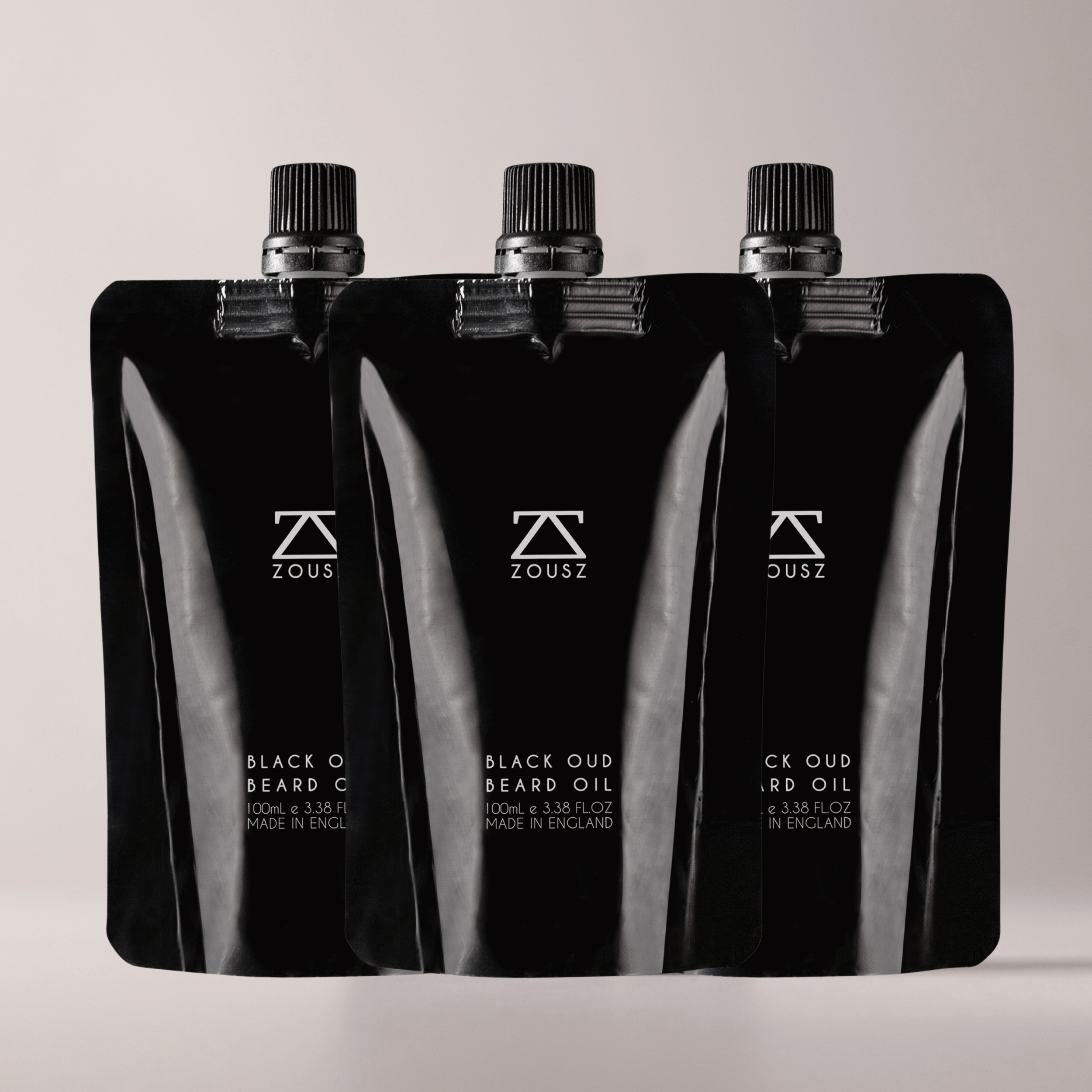 Black Oud Beard Oil 100mL Refill Pouch