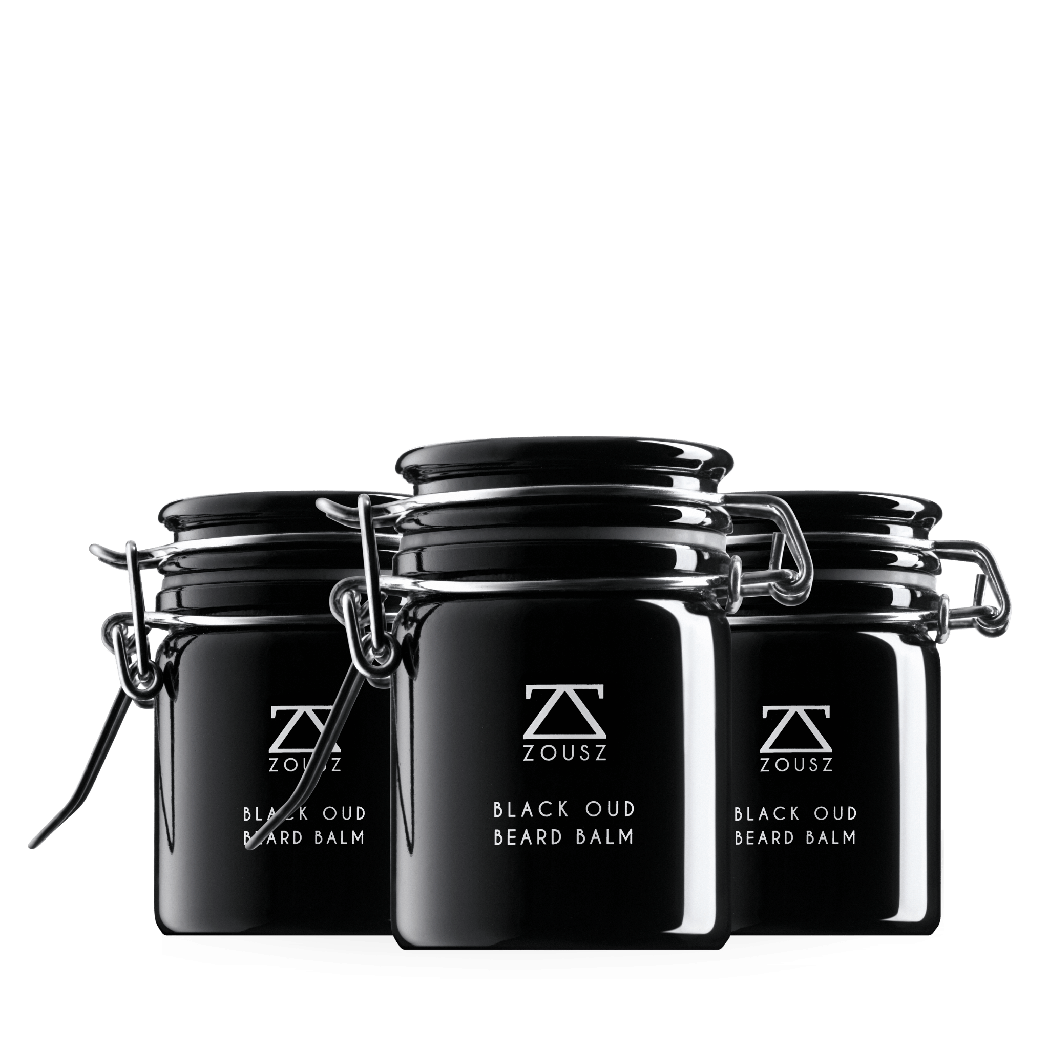 Black Oud Beard Balm Gift Box Bundle x3