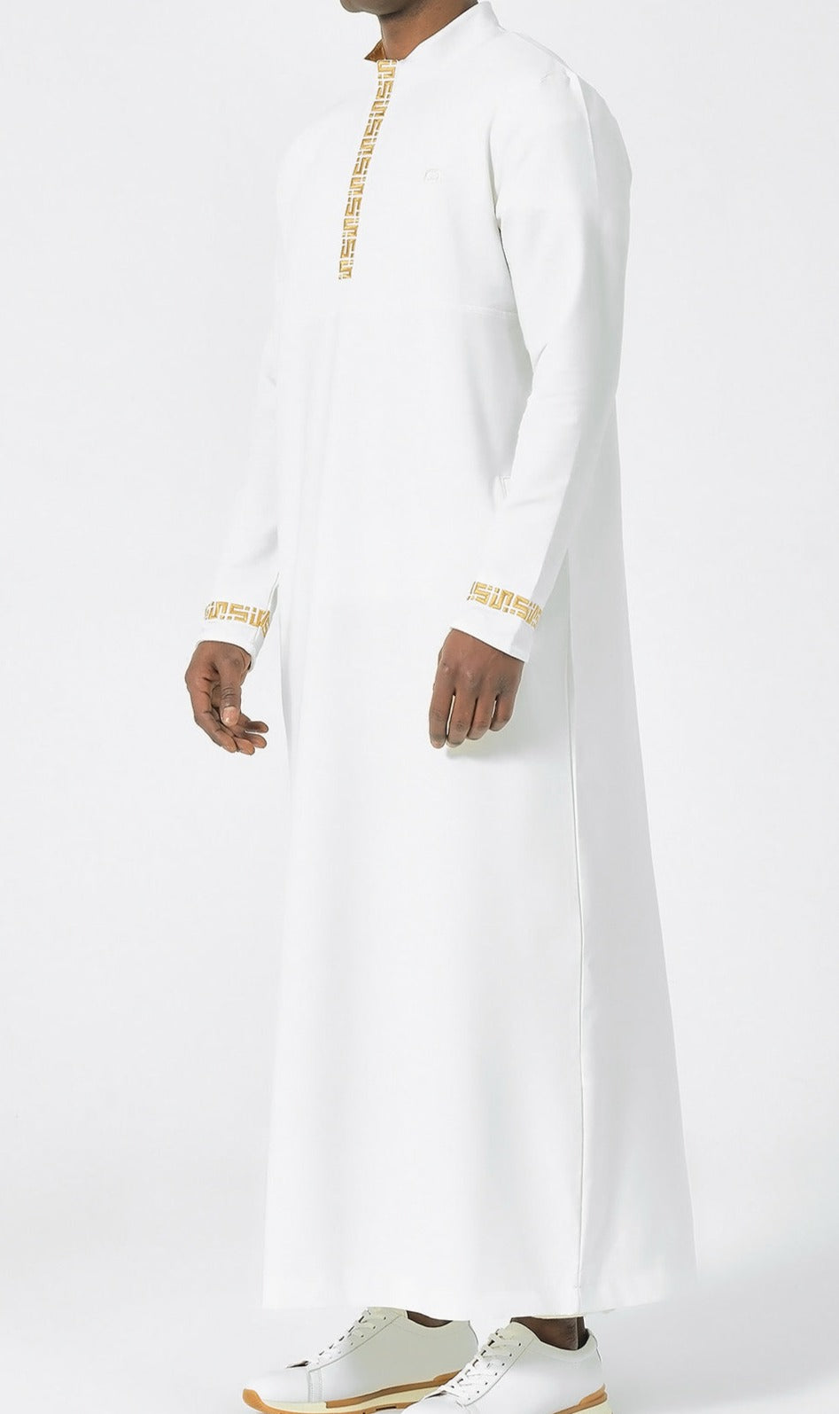 Muslim Men’s Long Thobe Kamees Prestige R24 QL in Cream
