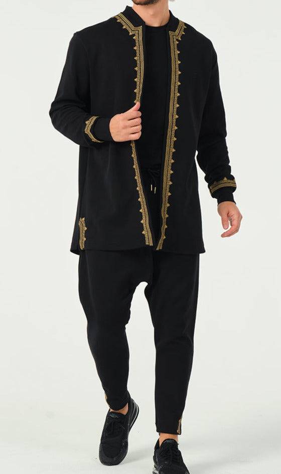 QL Etniz Set Menara in Black and Gold