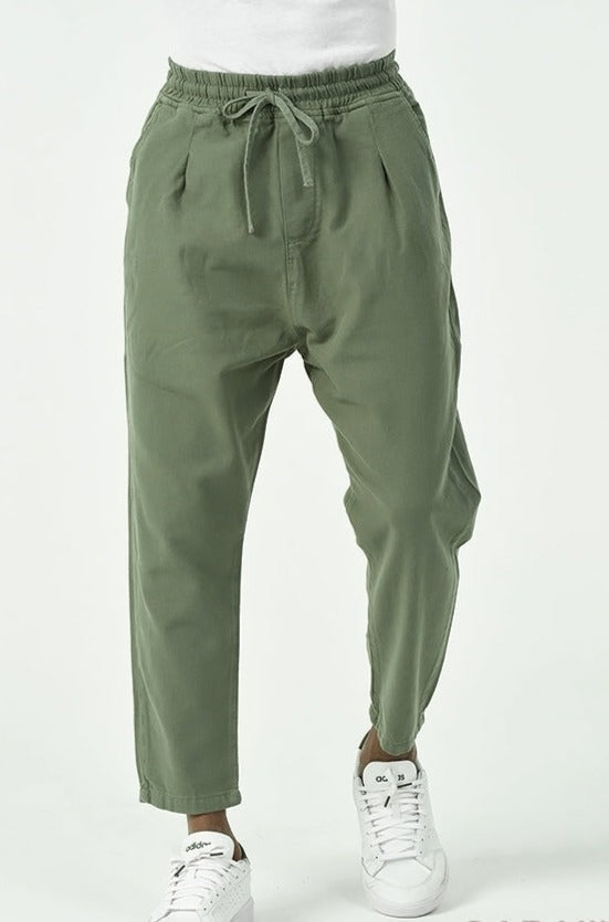 QL Relaxed Chinos Urban Classik in Almond Green