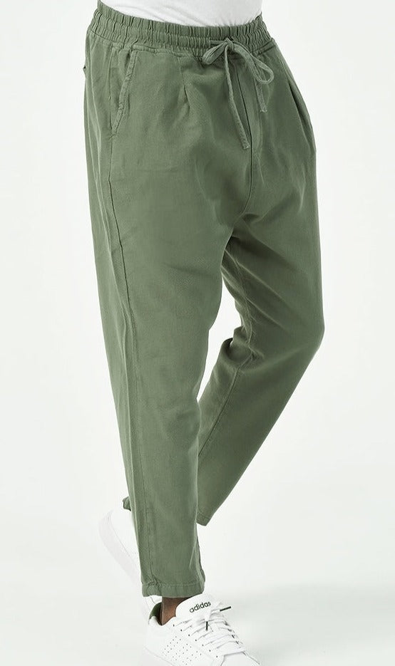QL Relaxed Chinos Urban Classik in Almond Green