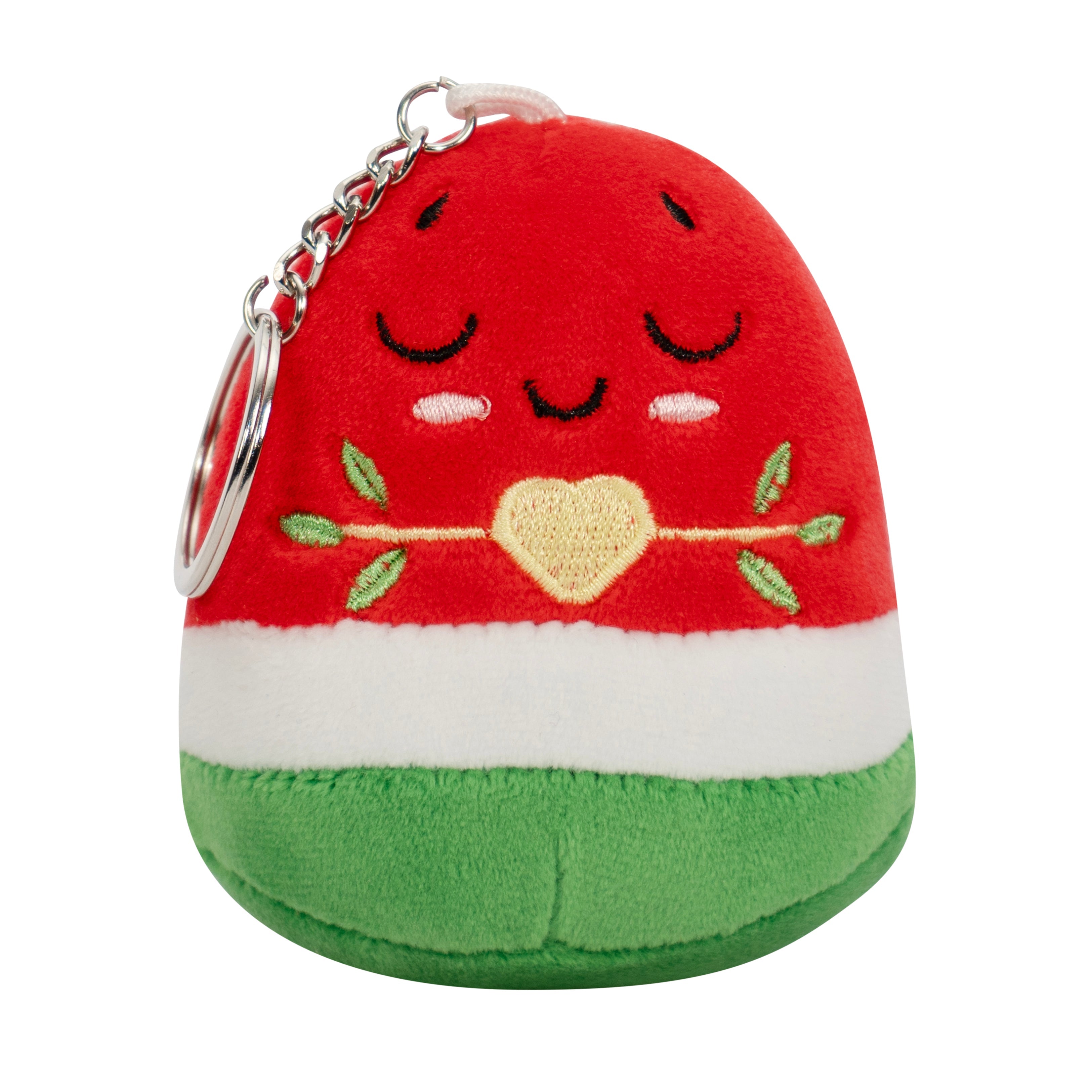 Watermelon Keyring - 8cm Soft Adorable Fruit Plush Muslim Doll | A beautiful Ramadan and Eid gift for loved ones