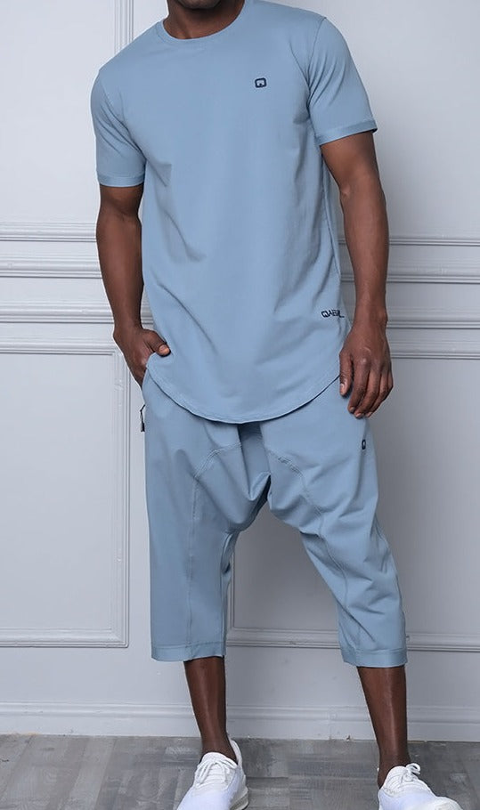 QL Relaxed Fit Nautik Set in Sky Blue