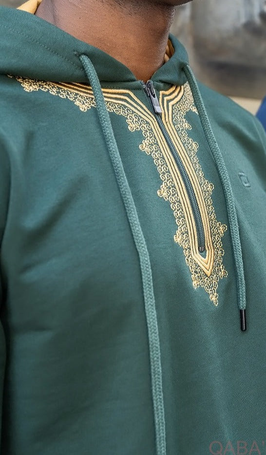 Longline Moroccan Pattern Hoodie – Halal Modestwear | Etniz
