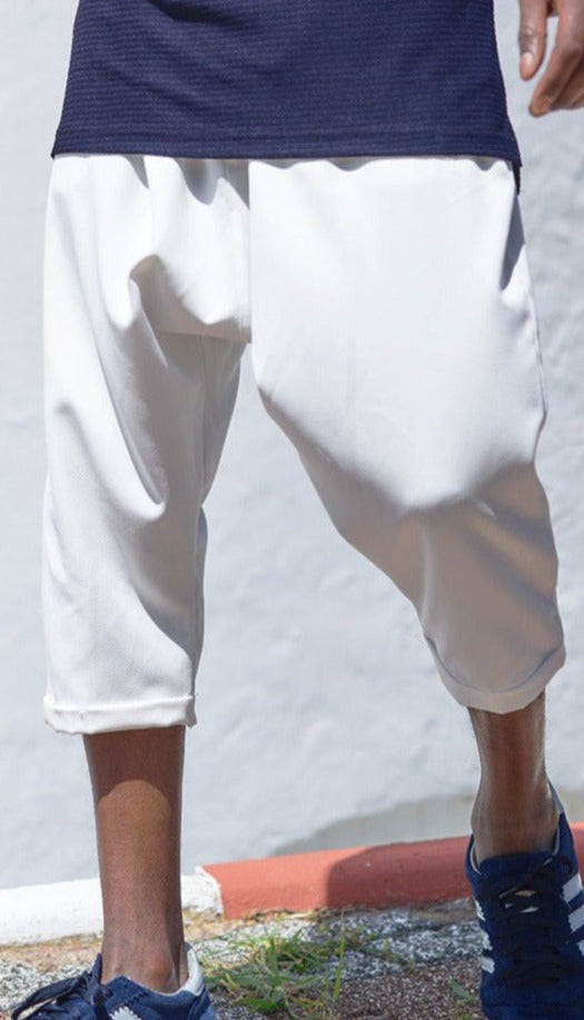 QL Relaxed Shorts Bermuda AZUR S24 in Cream