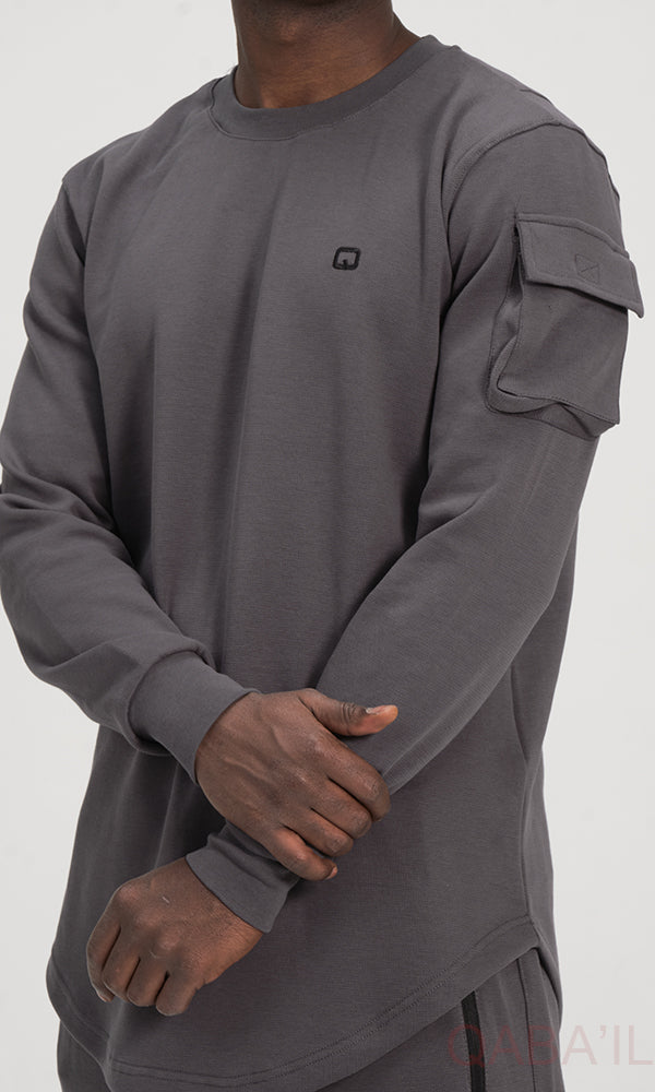 QL Sniper Set Cargo Joggers and Longline Top