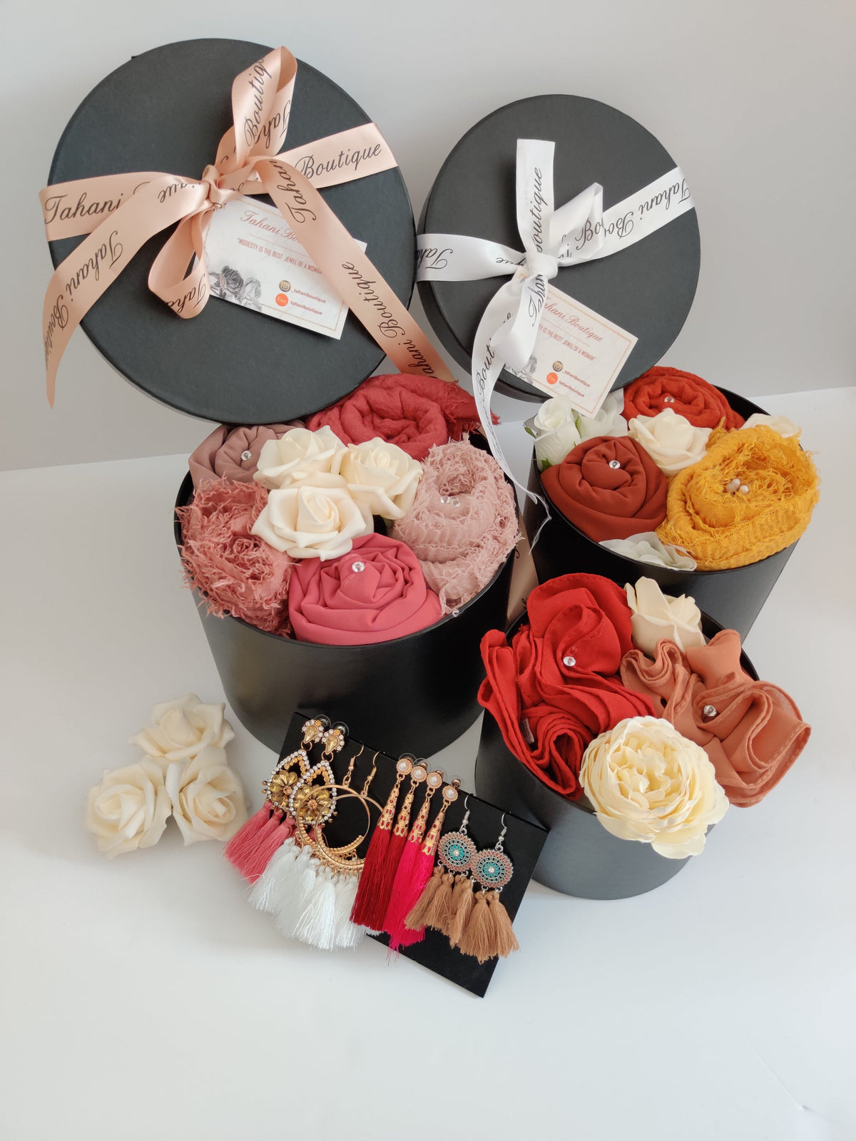 Sunset Hijab Gift Bouquet – Personalised Scented Gift