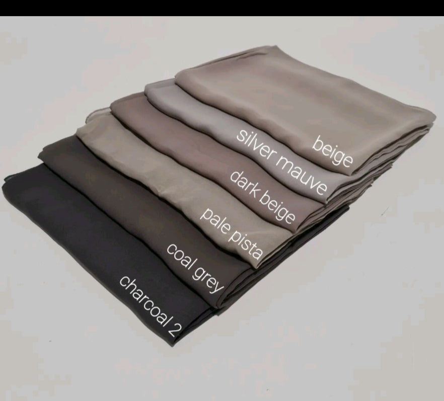 Maxi Chiffon Hijab – Dubai Premium Velvet Scarf 200x70cm