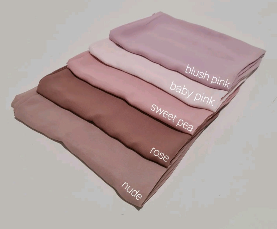 Maxi Chiffon Hijab – Dubai Premium Velvet Scarf 200x70cm