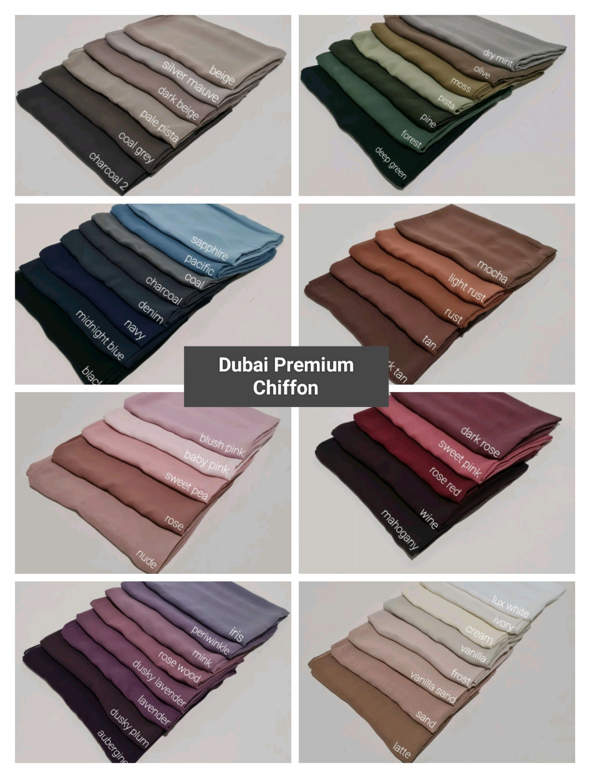 Maxi Chiffon Hijab – Dubai Premium Velvet Scarf 200x70cm