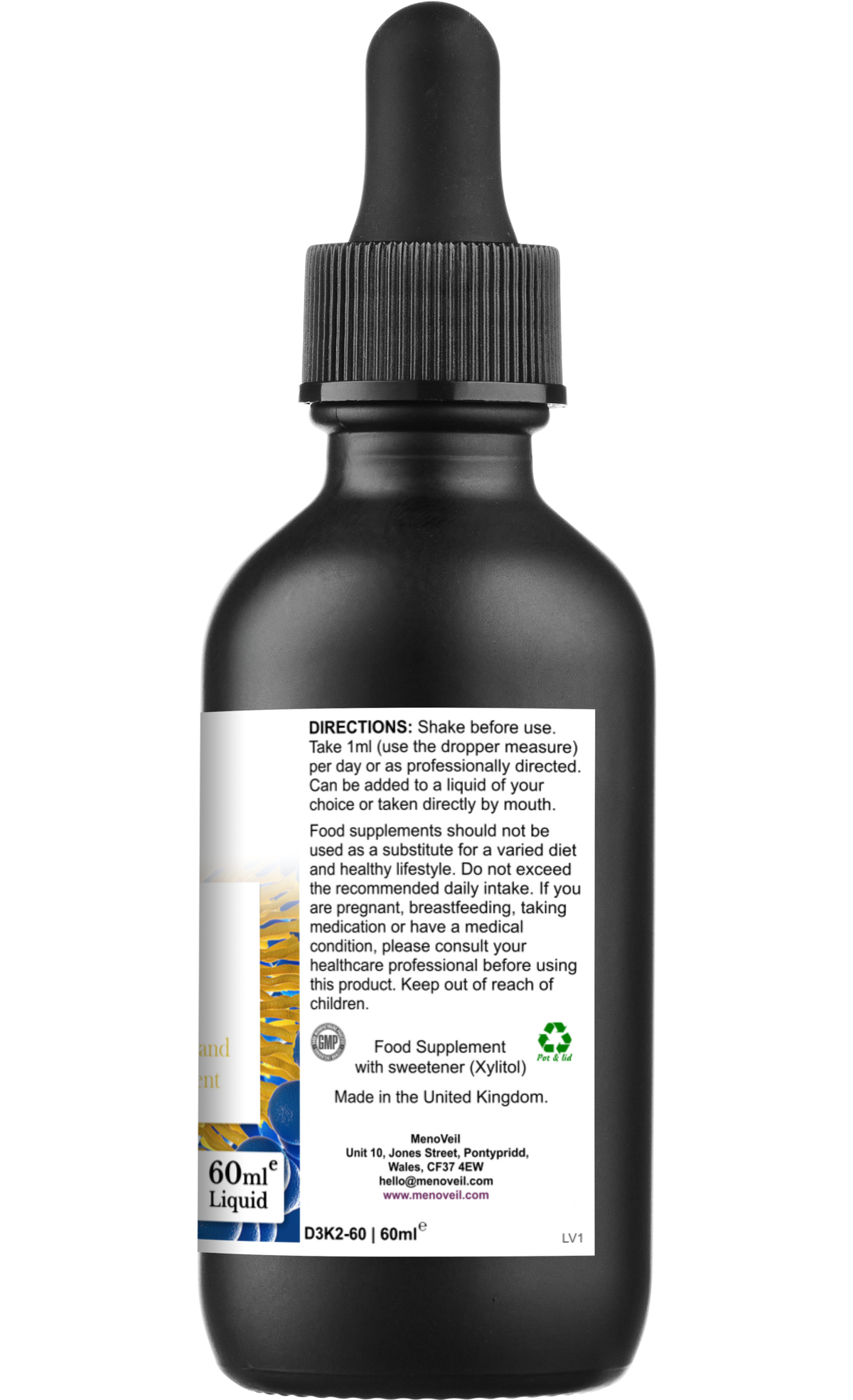 MenoVeil D3 & K2 Drops