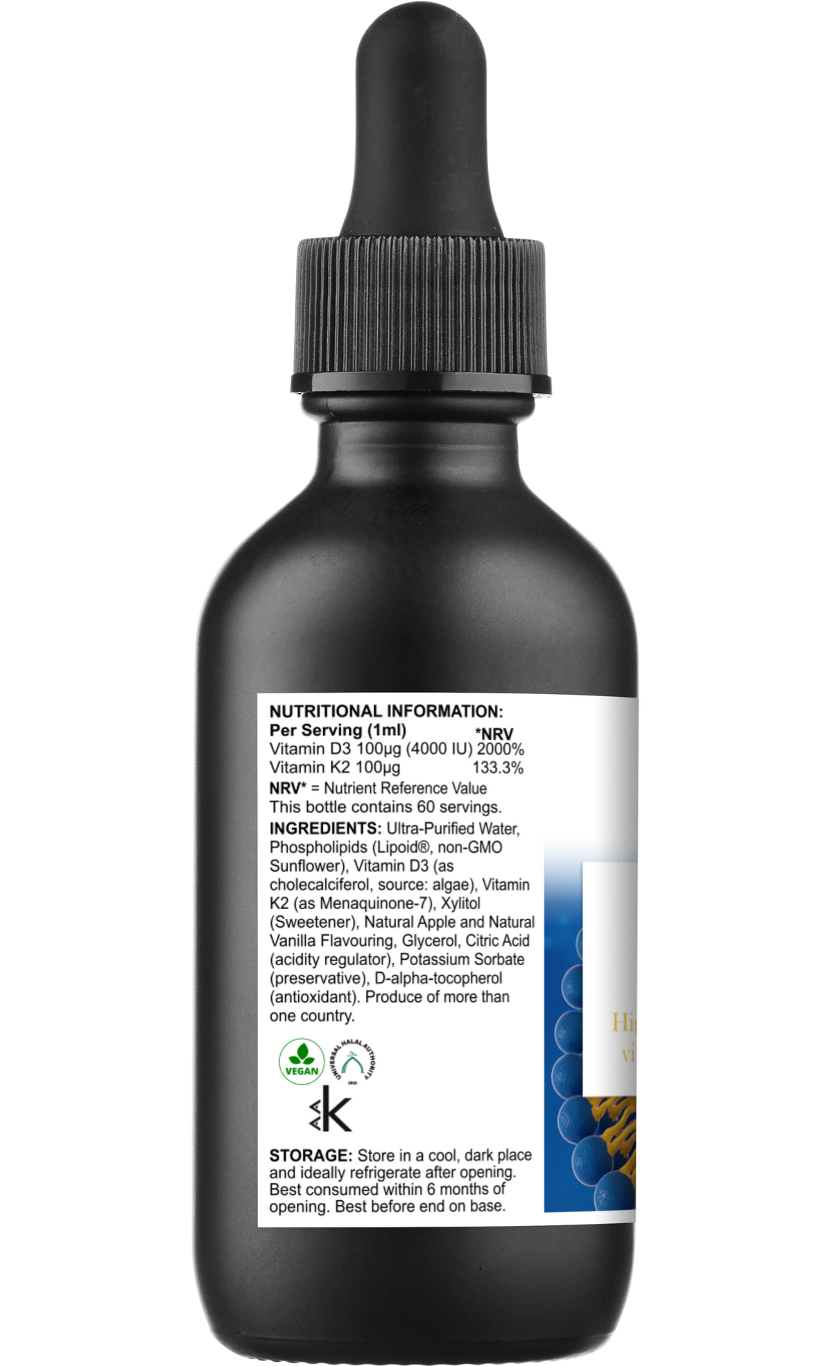 MenoVeil D3 & K2 Drops