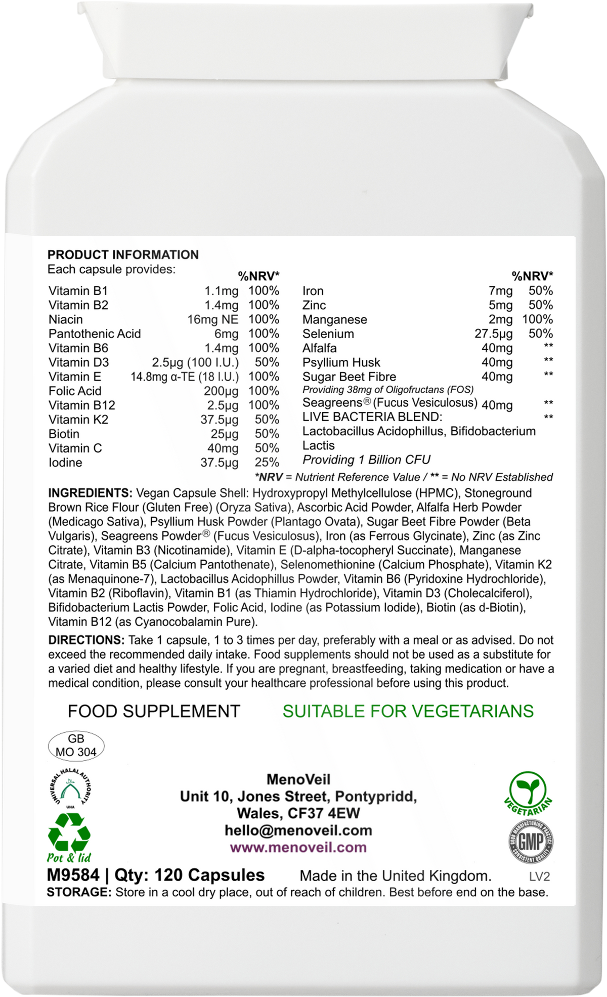 MenoVeil Energy & Hormone Balance