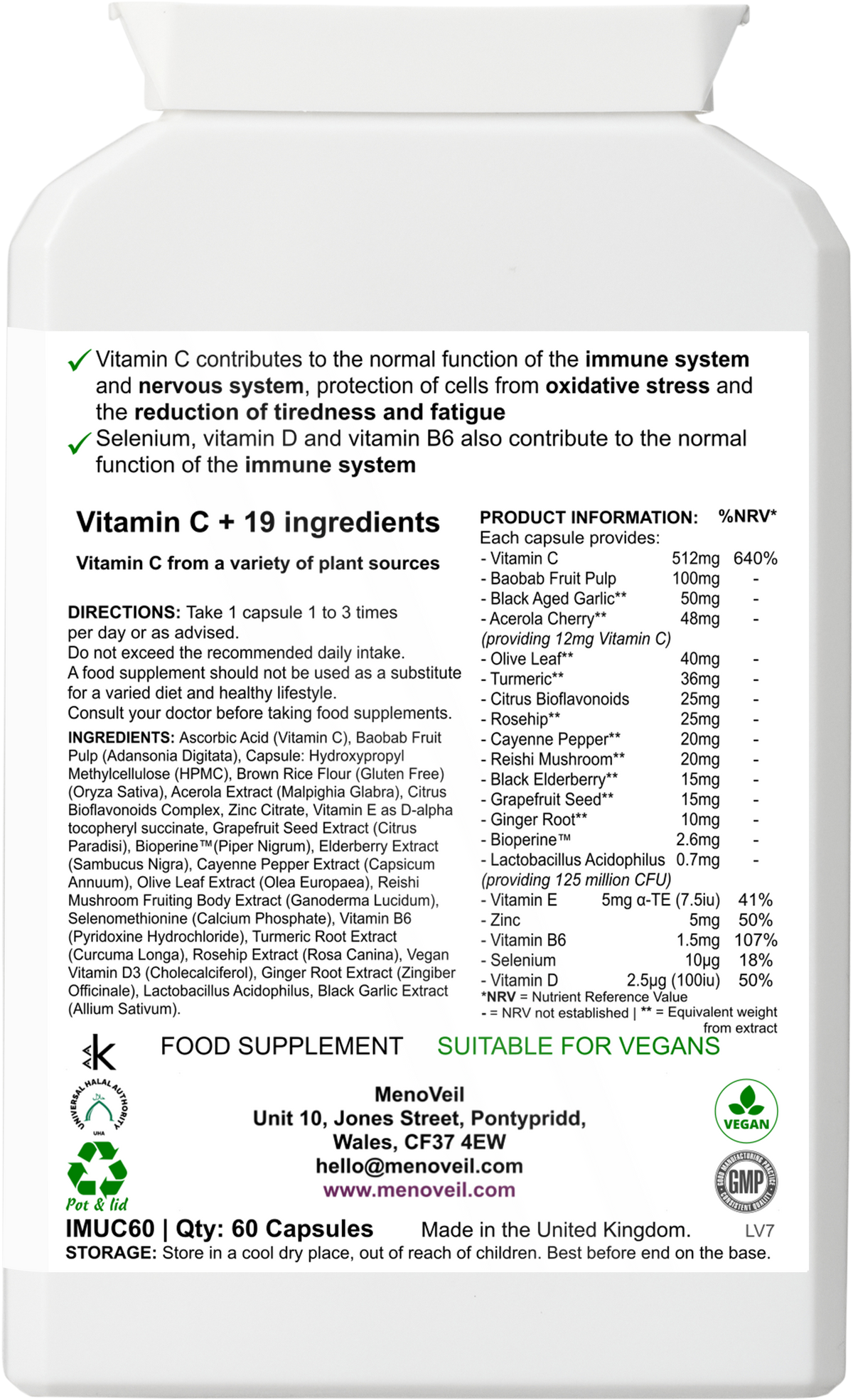 MenoVeil Immunity Defence Complex