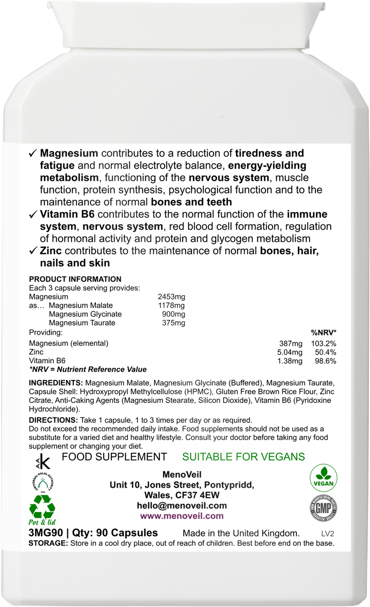 MenoVeil Triple Magnesium Complex