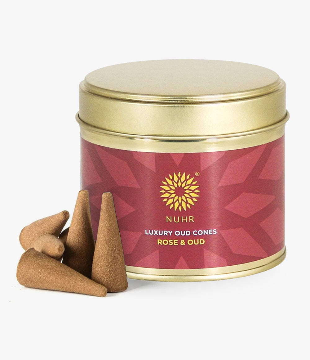 Rose and Oud Incense Cones