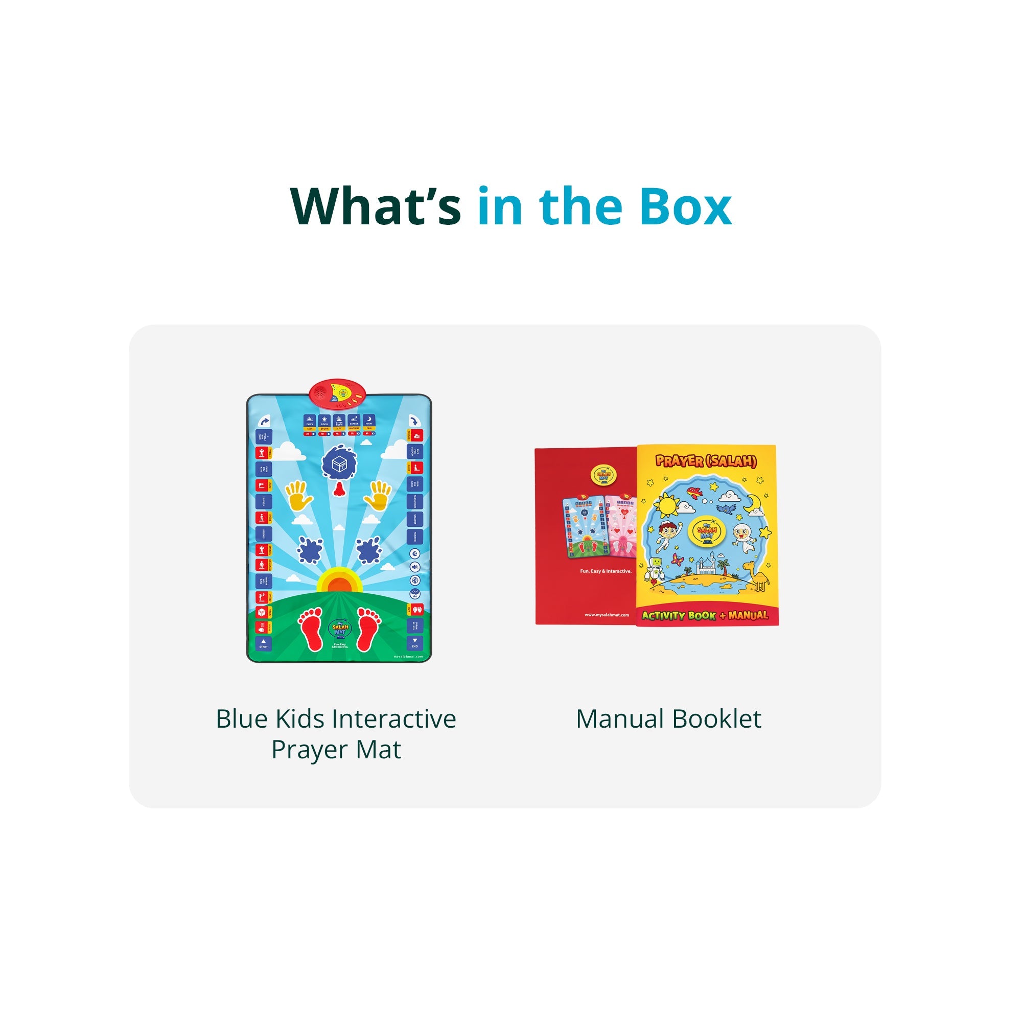 Smart Interactive Kids Prayer Mat | Now with Salah Translation | A beautiful Ramadan and Eid gift for loved ones