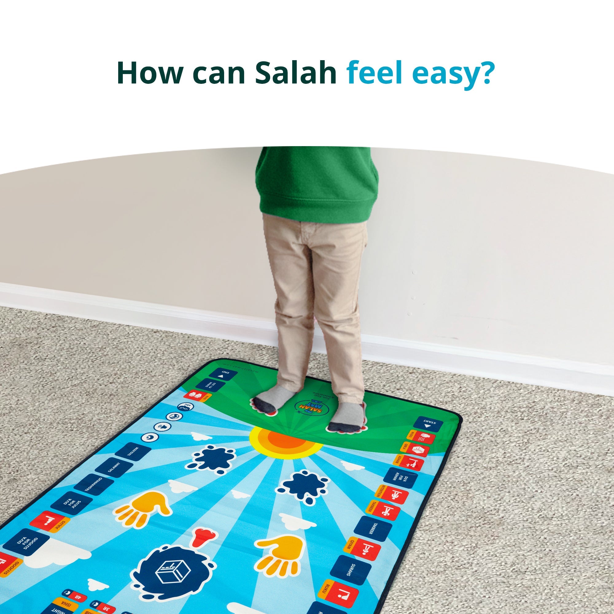 Smart Interactive Kids Prayer Mat | Now with Salah Translation | A beautiful Ramadan and Eid gift for loved ones