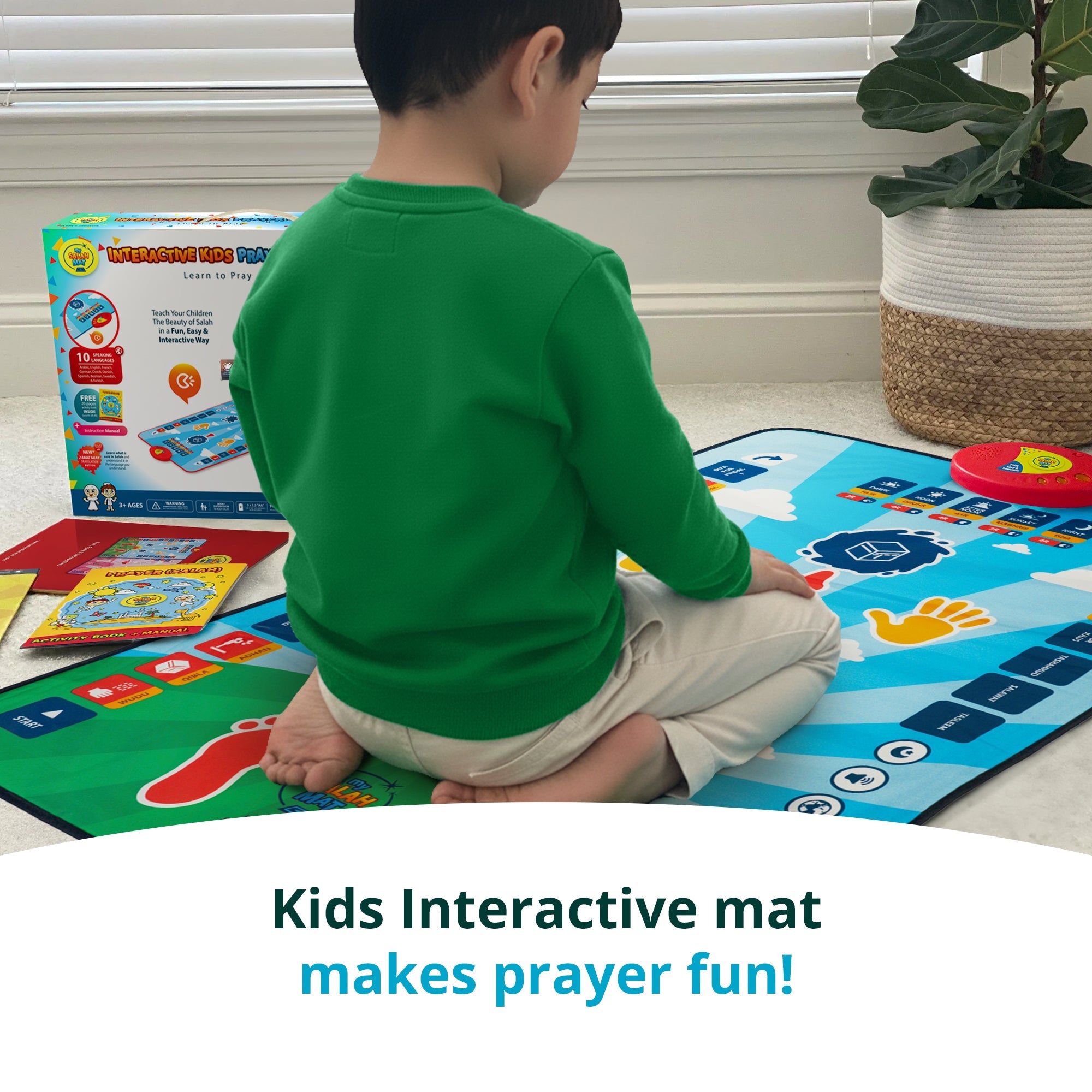 Smart Interactive Kids Prayer Mat | Now with Salah Translation | A beautiful Ramadan and Eid gift for loved ones