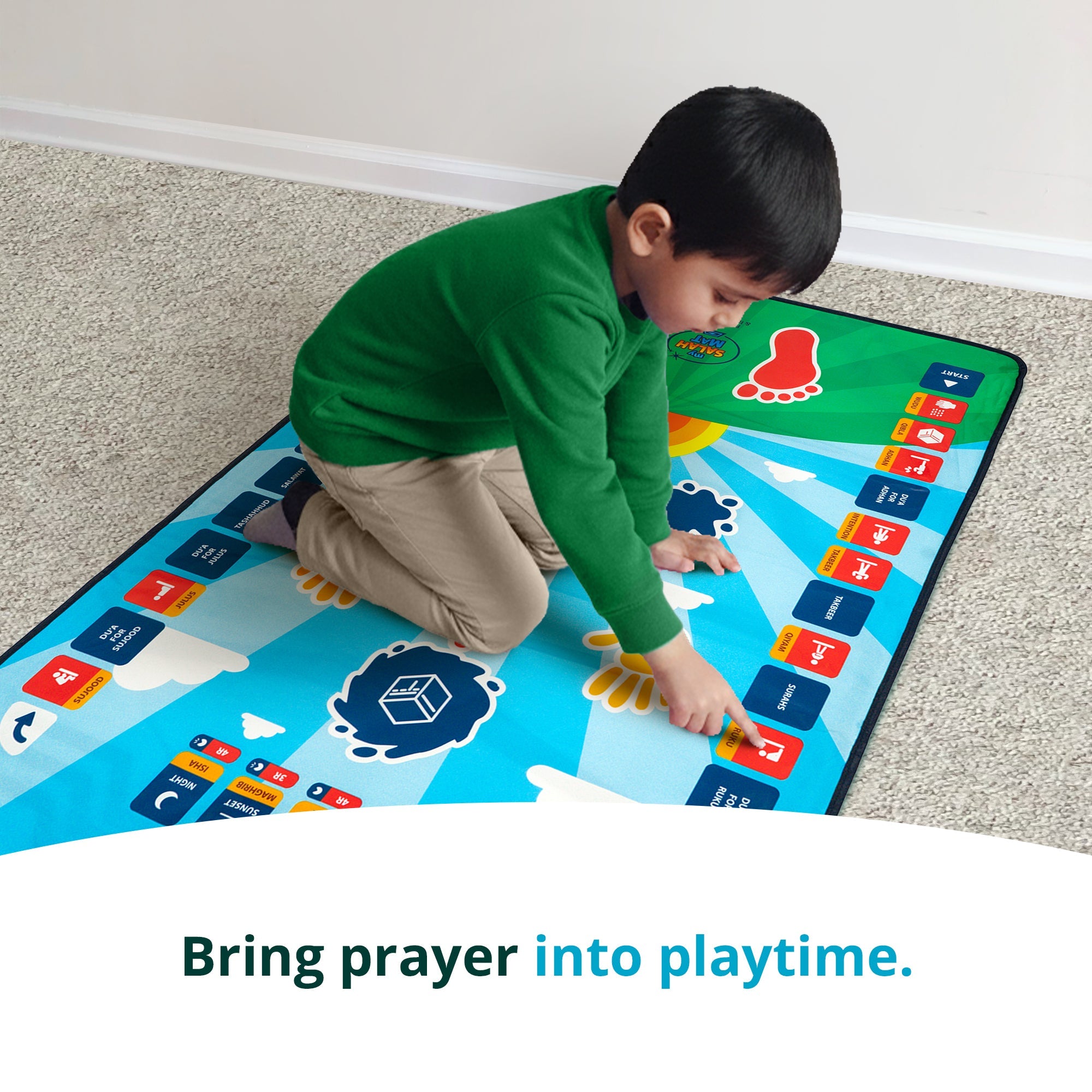 Smart Interactive Kids Prayer Mat | Now with Salah Translation | A beautiful Ramadan and Eid gift for loved ones