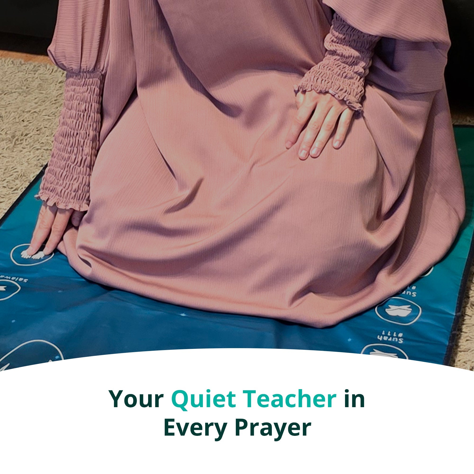 Smart Interactive Adult/Revert Prayer Mat | Original Version | A beautiful Ramadan and Eid gift for loved ones