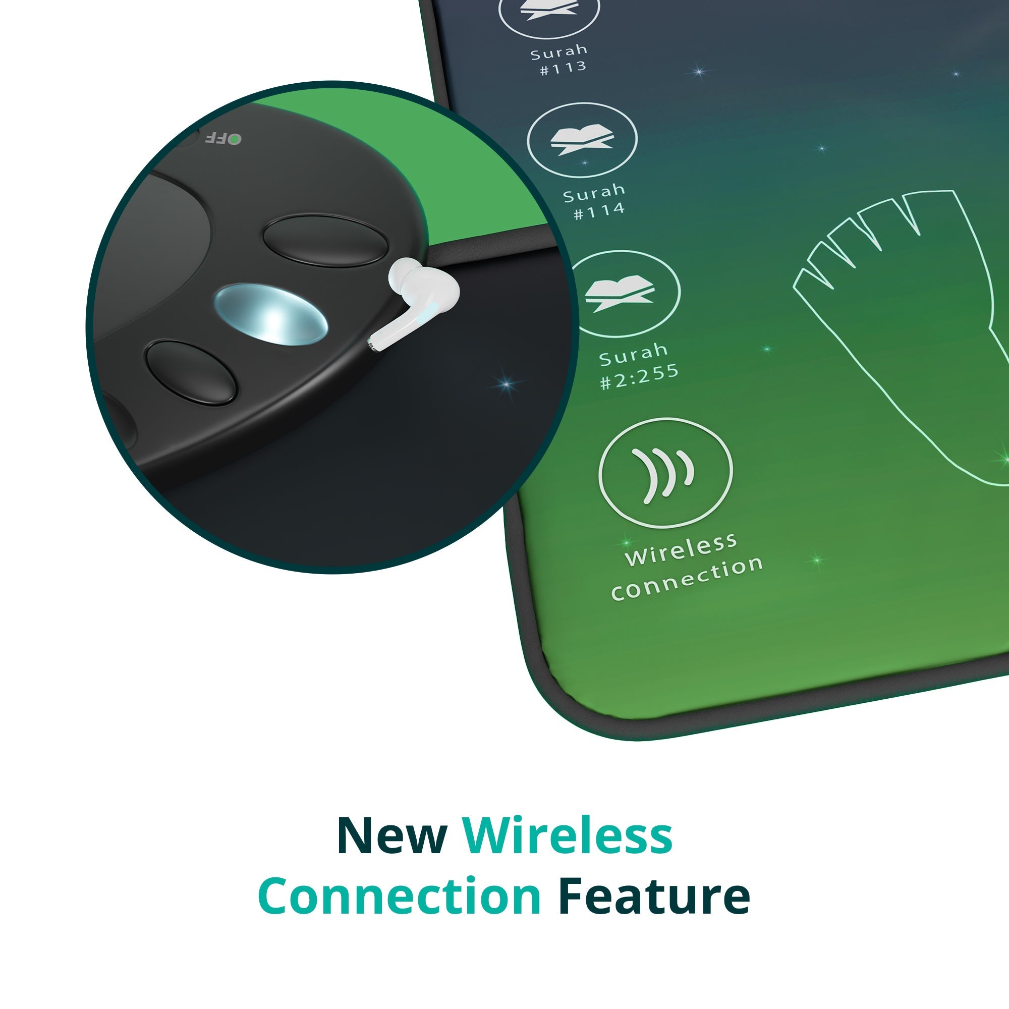 Smart Interactive Adult/Revert Prayer Mat | Original Version | A beautiful Ramadan and Eid gift for loved ones