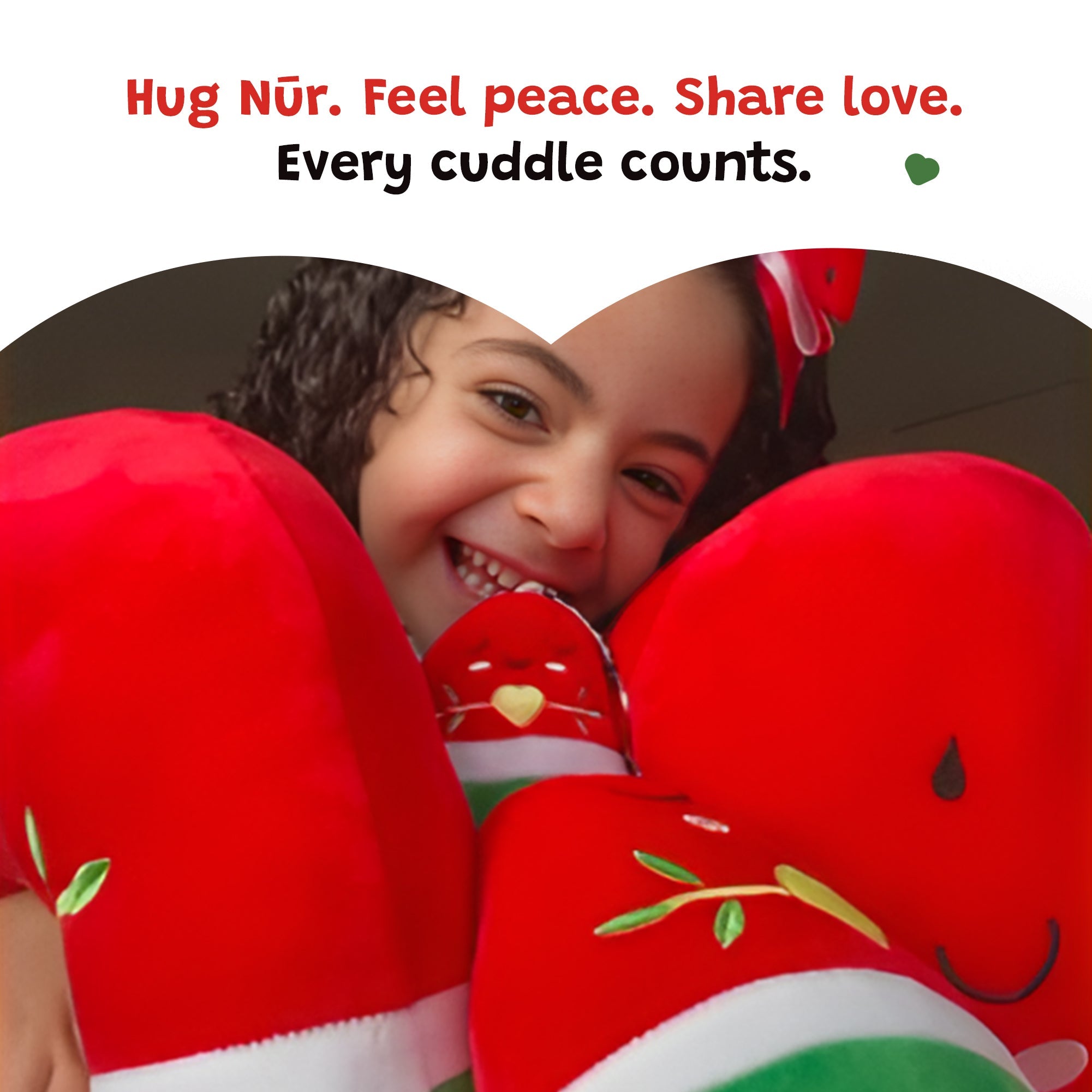 Watermelon Plushie - 30cm Soft Cuddly Pillow Adorable Fruit Plush Muslim Doll | A beautiful Ramadan and Eid gift for loved ones