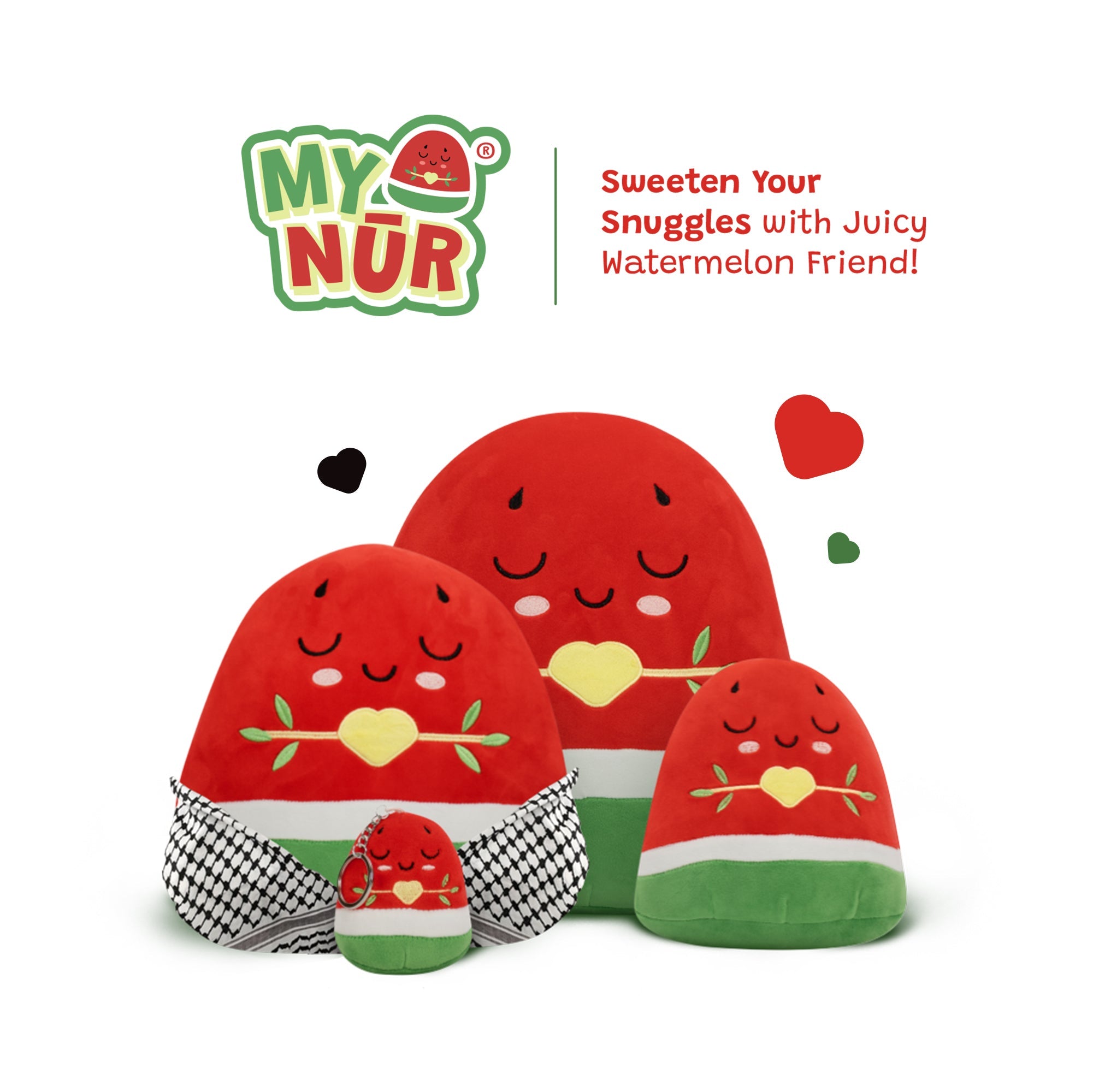 Nūr the Watermelon | A NEW Light-Up Interactive Islamic Plushie, Learn Surahs, Duas & More | Ramadan & Eid Gift