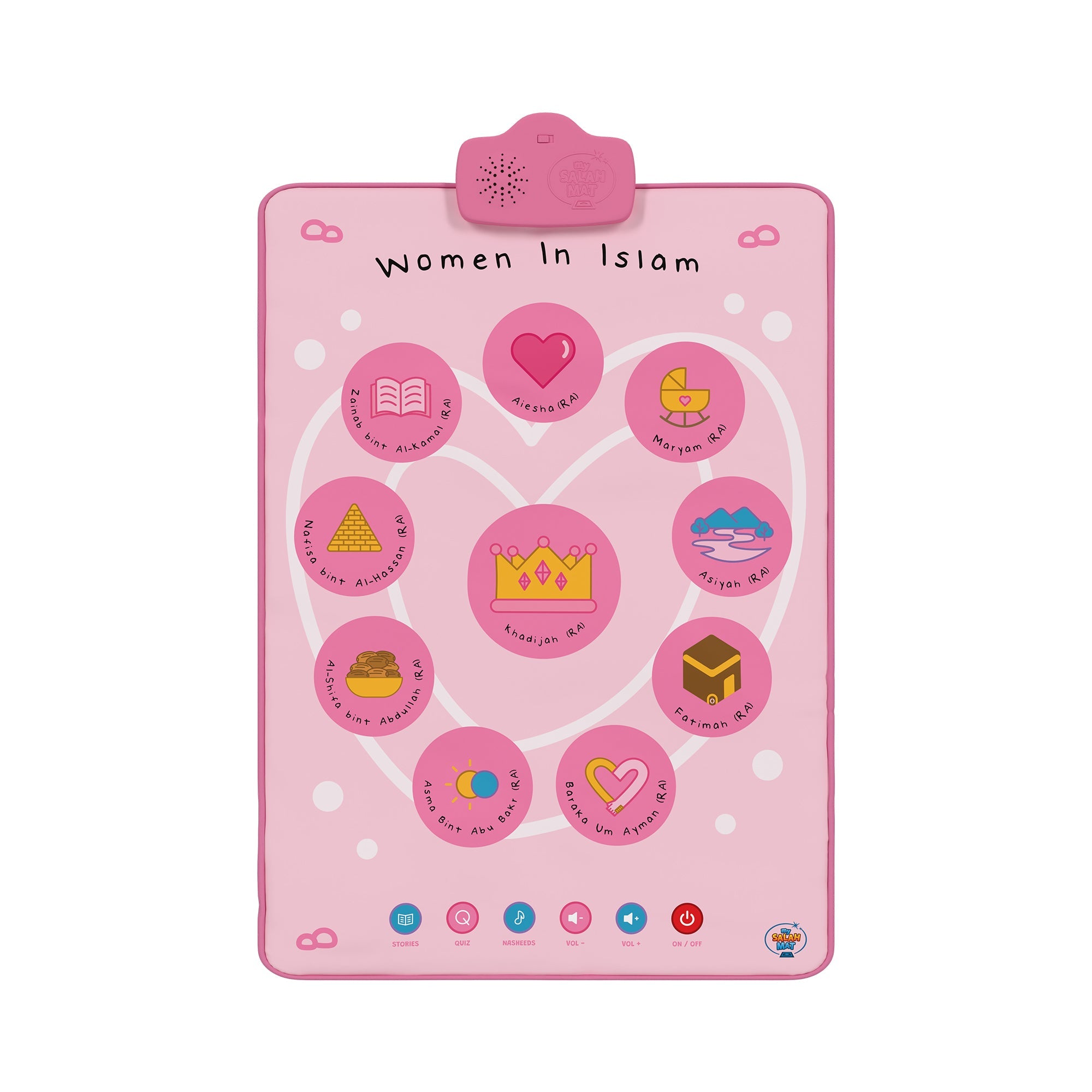 Fresque murale interactive & tapis audio « Les femmes en Islam » | Touchez, écoutez et découvrez leurs histoires inspirantes | Un magnifique cadeau de Ramadan et d’Aïd pour vos proches