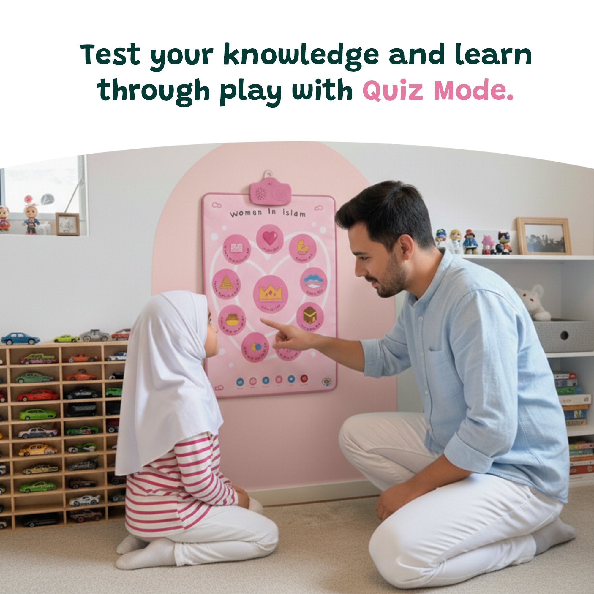 Fresque murale interactive & tapis audio « Les femmes en Islam » | Touchez, écoutez et découvrez leurs histoires inspirantes | Un magnifique cadeau de Ramadan et d’Aïd pour vos proches