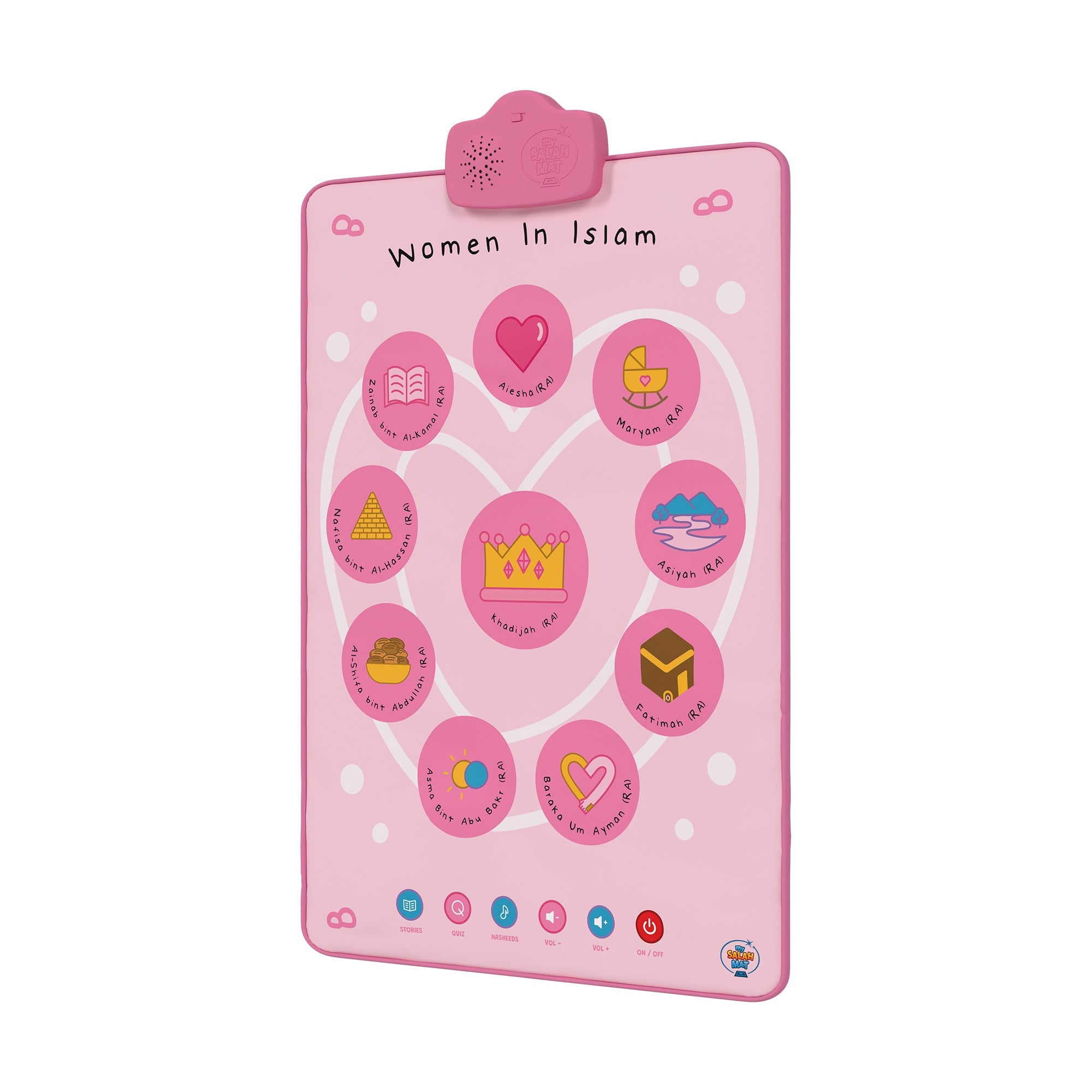 Fresque murale interactive & tapis audio « Les femmes en Islam » | Touchez, écoutez et découvrez leurs histoires inspirantes | Un magnifique cadeau de Ramadan et d’Aïd pour vos proches