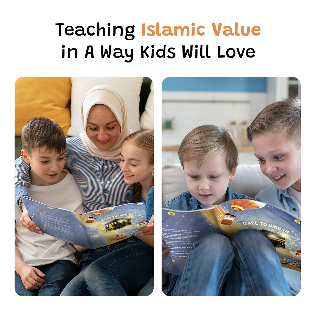 Race to Umrah | Islamic Children’s book for 5-7 Year Olds | A beautiful Ramadan & Eid Gift for Loved Ones