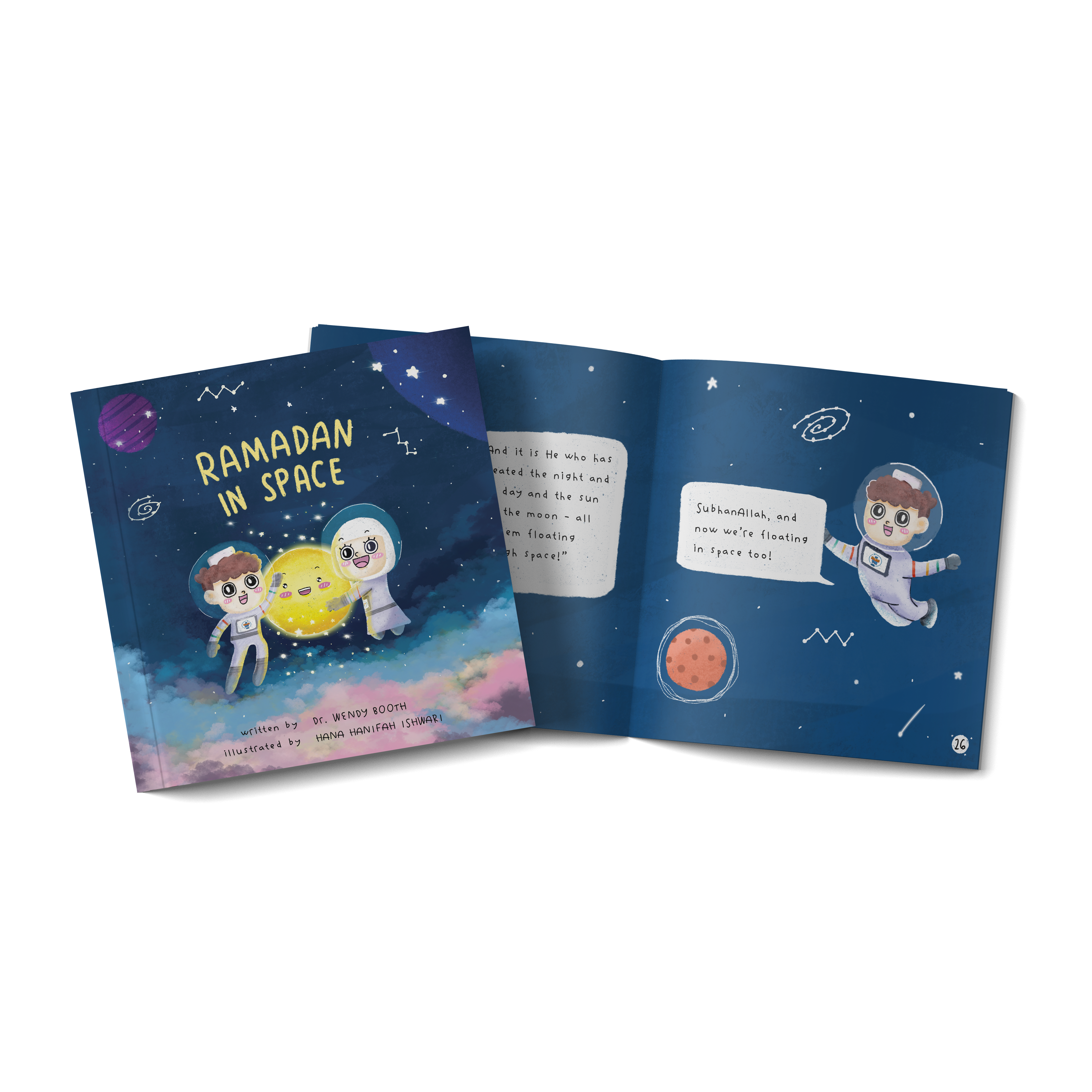 Ramadan dans l’Espace | Livre islamique pour enfants de 2 à 6 ans | Un magnifique cadeau de Ramadan et d’Aïd pour vos proches