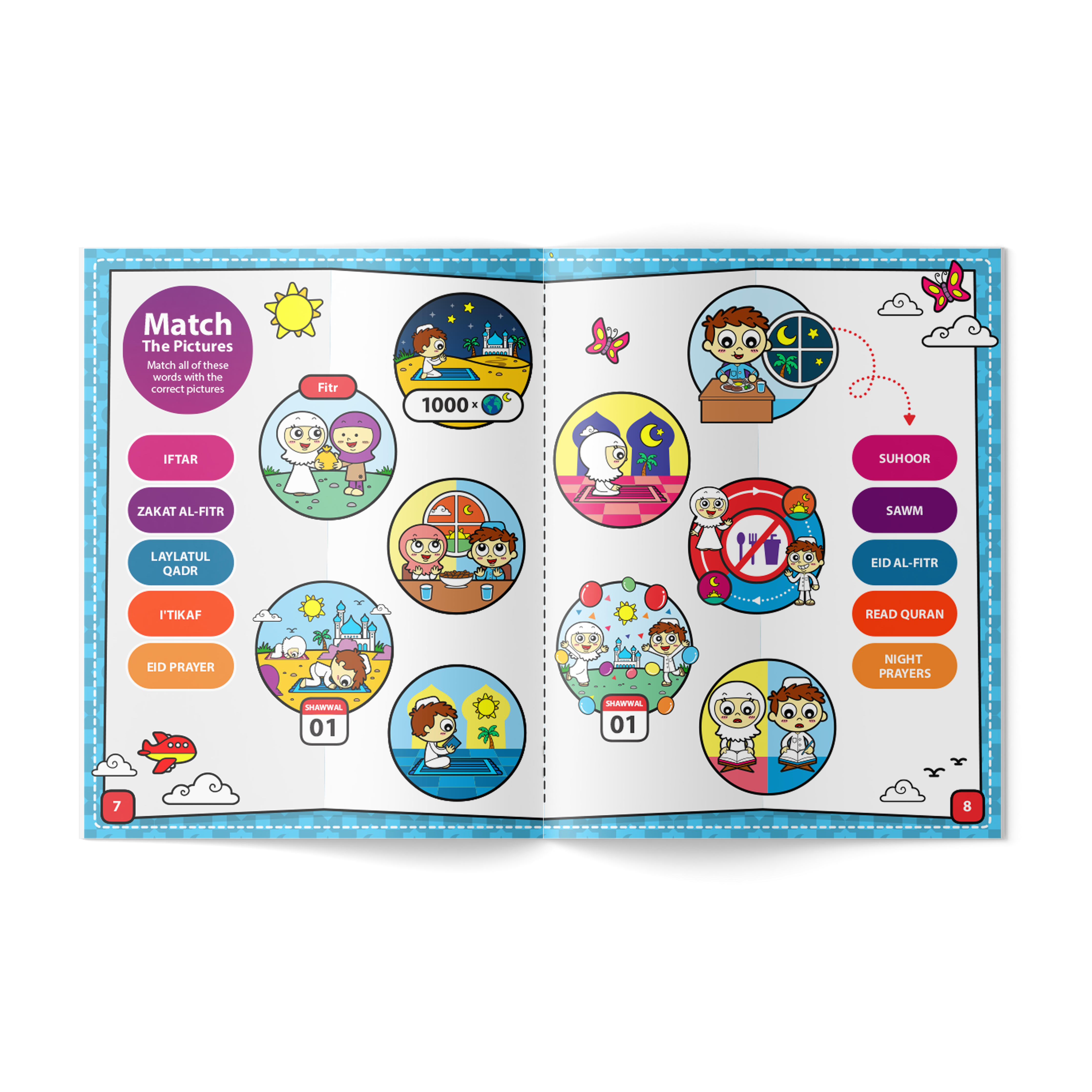 Ramadan Activity Book | Learn all about Ramadan | A beautiful Ramadan and Eid gift for loved ones