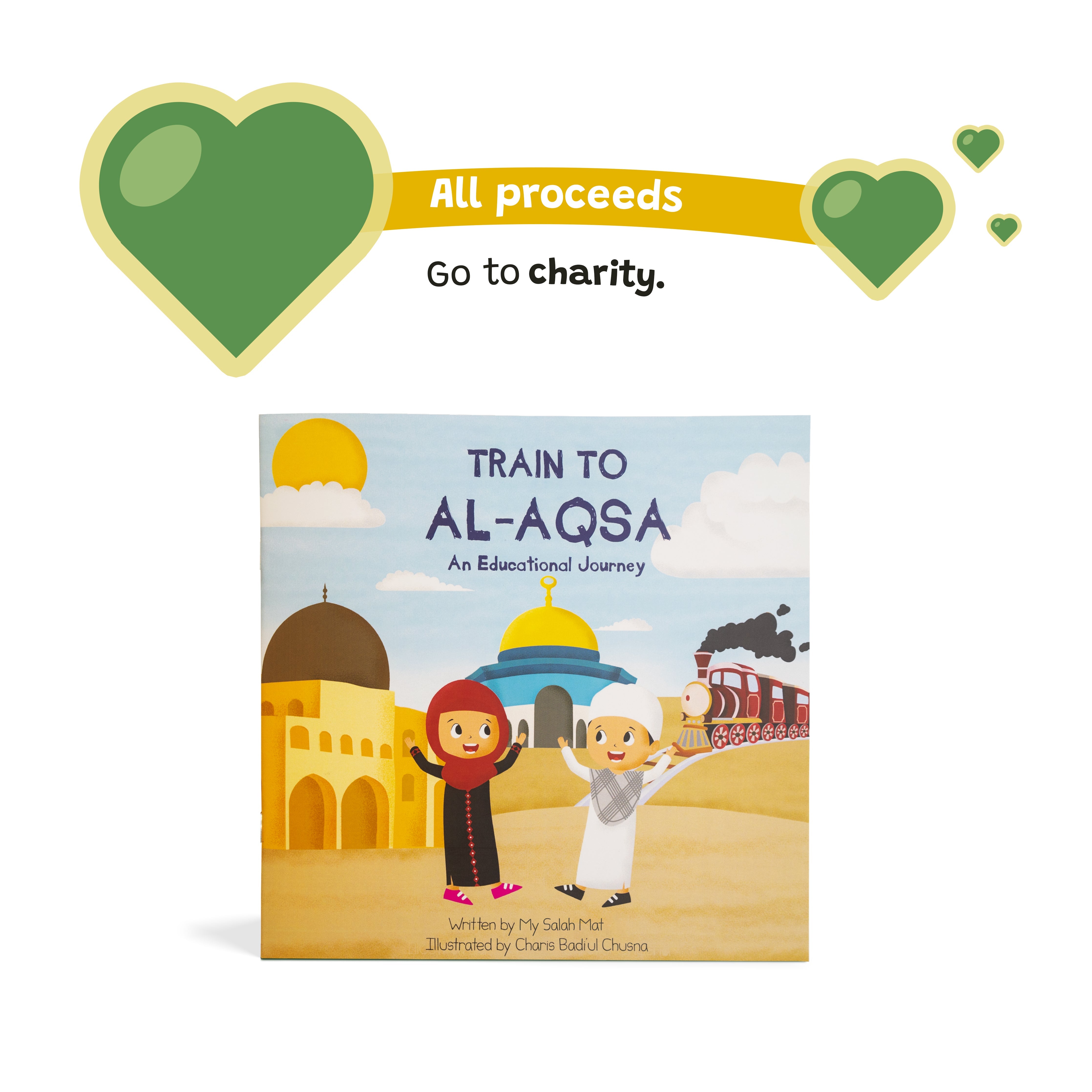 Train vers Al-Aqsa | Livre islamique pour enfants de 2 à 6 ans | Un magnifique cadeau de Ramadan et d’Aïd pour vos proches