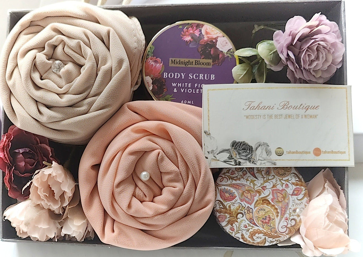 Hijab Spa Gift Box – Pamper Care Set with Bath Essentials