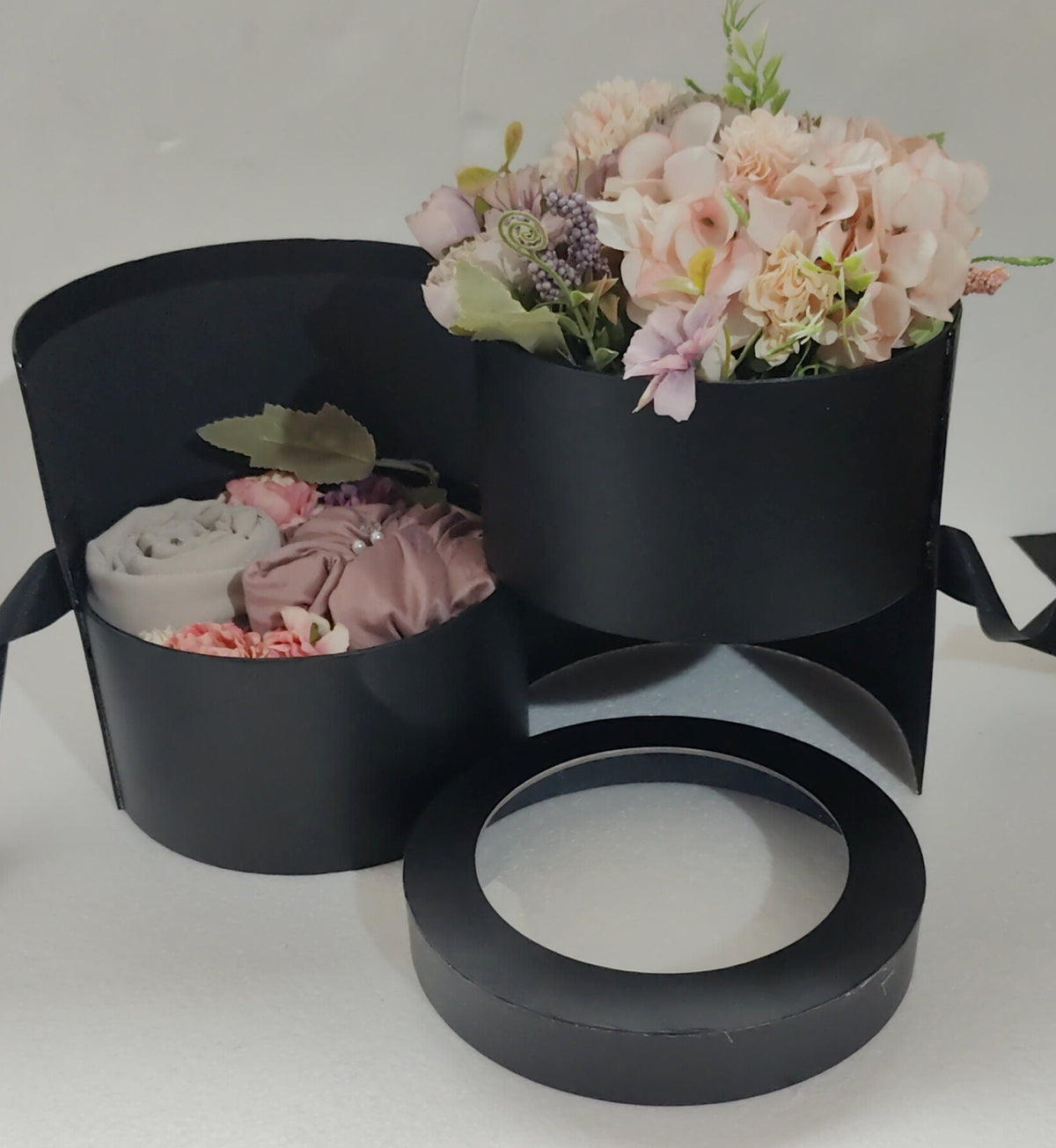 Tiered Hijab Gift Box – Blooming Elegance Two-Layer Set