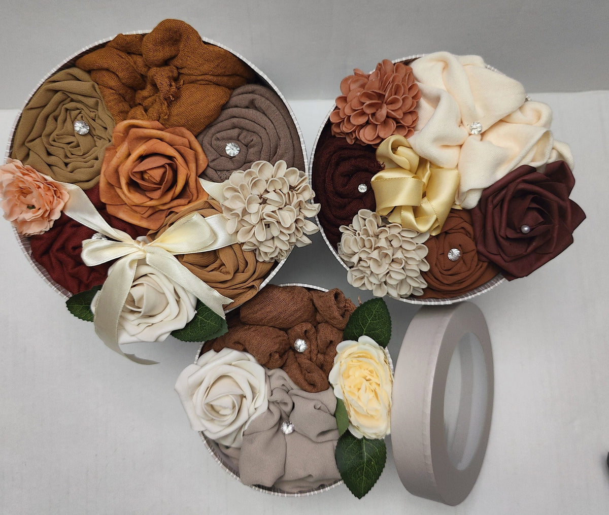 Autumn Elegance Hijab Gift Bouquet – Luxury Keepsake Box