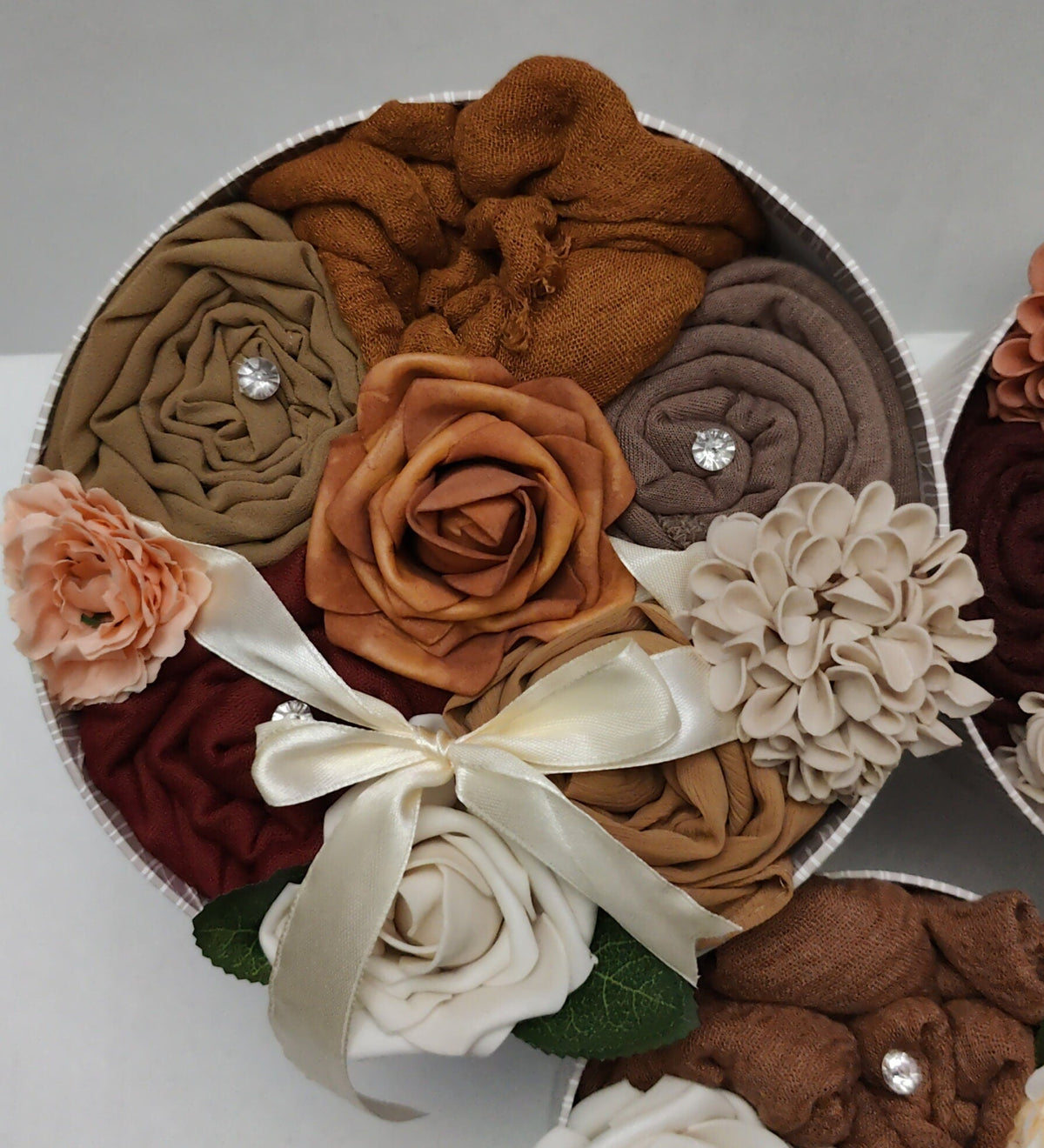 Autumn Elegance Hijab Gift Bouquet – Luxury Keepsake Box