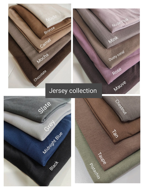 Premium Cotton Jersey Hijab – Everyday Stretch Scarf UK
