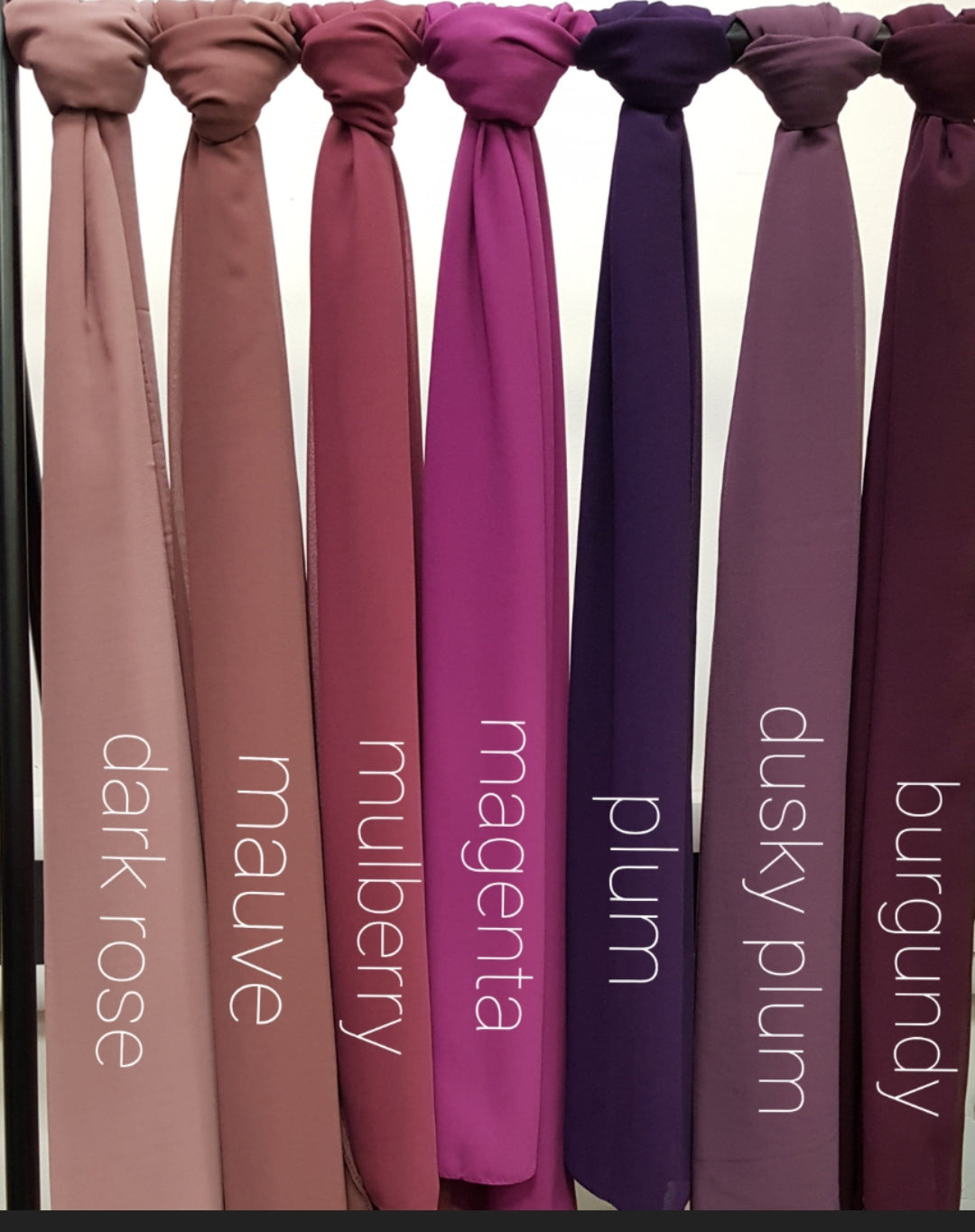 Classic Dubai Chiffon Hijab – Soft Premium Scarf 170x70cm