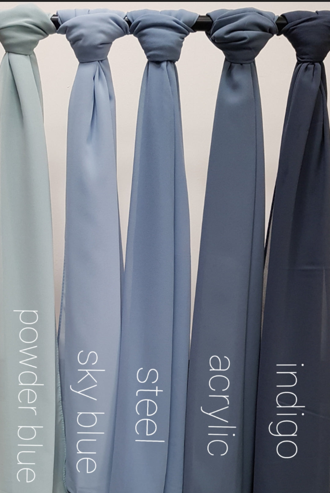 Classic Dubai Chiffon Hijab – Soft Premium Scarf 170x70cm
