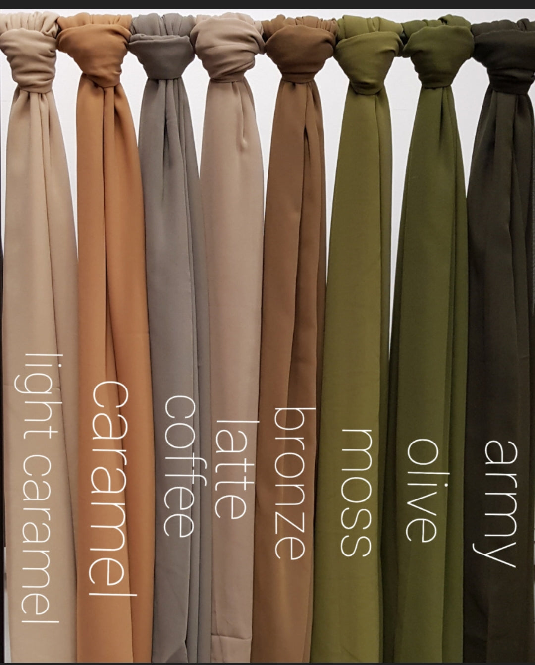 Classic Dubai Chiffon Hijab – Soft Premium Scarf 170x70cm