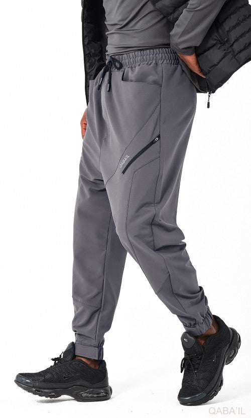 QL Teknik Sarouel Trousers in Dark Grey